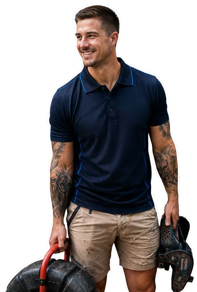 A licensed Leichhardt plumber with his tools