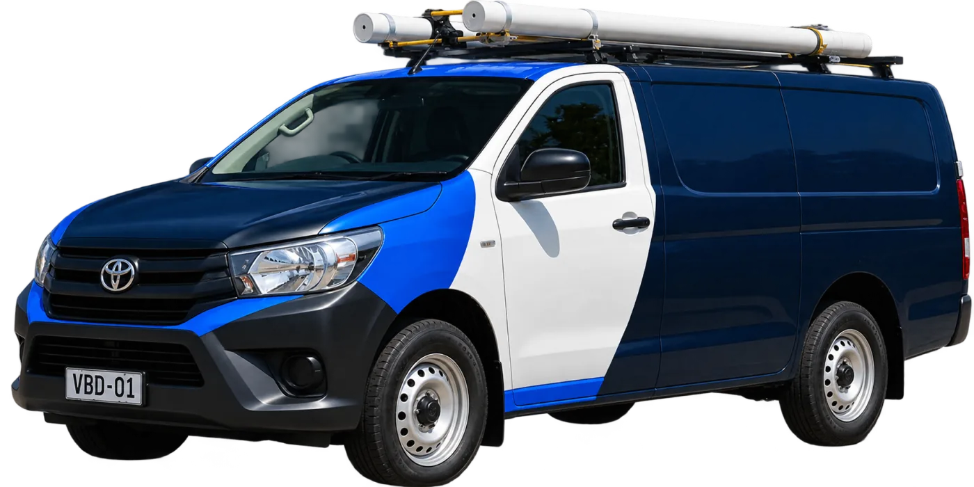 Our van, covering Leichhardt and the surrounding suburbs